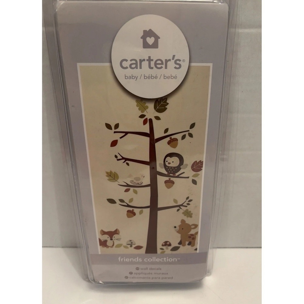 Carter's Friends Collection Woodland Wall Decals New Fox Deer‎ Owl - Free Ship